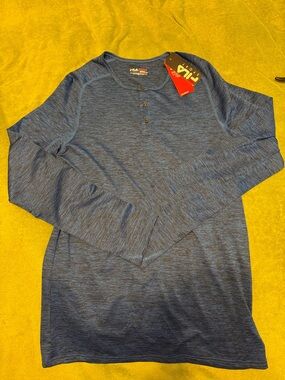 Fila Navy Color Long Sleeve Shirt